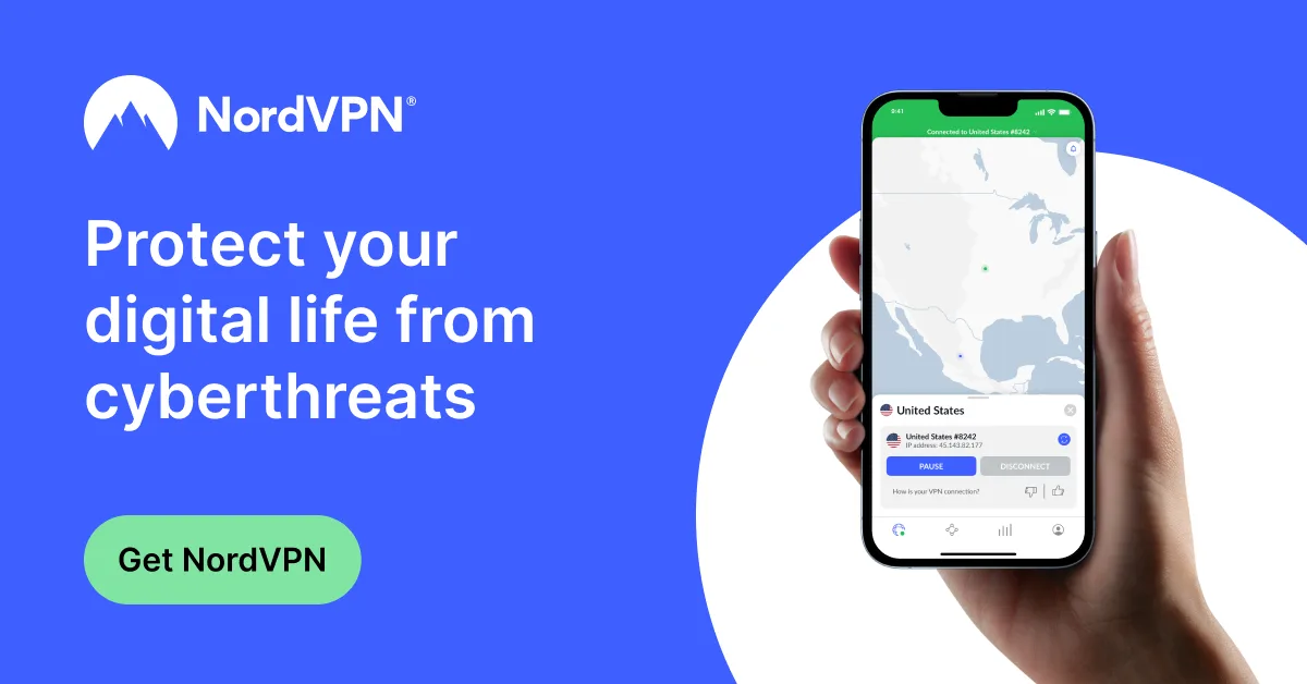 NordVPN protect your digital life campaign banner
